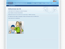 Tablet Screenshot of hz-weitzel.de